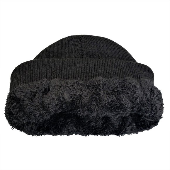 2 HATS FOR $15.00 Mens Black Insulated Faux Fur Lined Winter Hat New - Picture 4 of 4